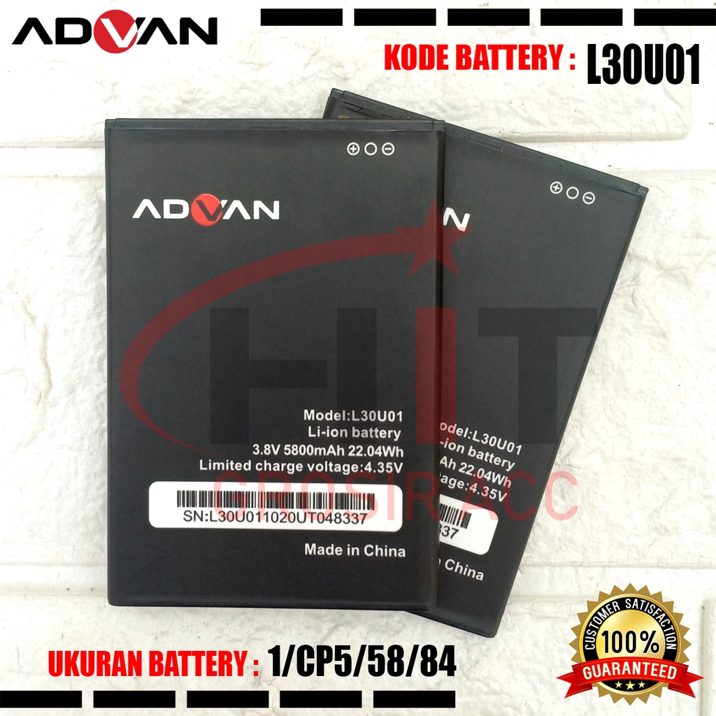 Baterai Battery Original Advan Nasa Plus 5505 - L30U01