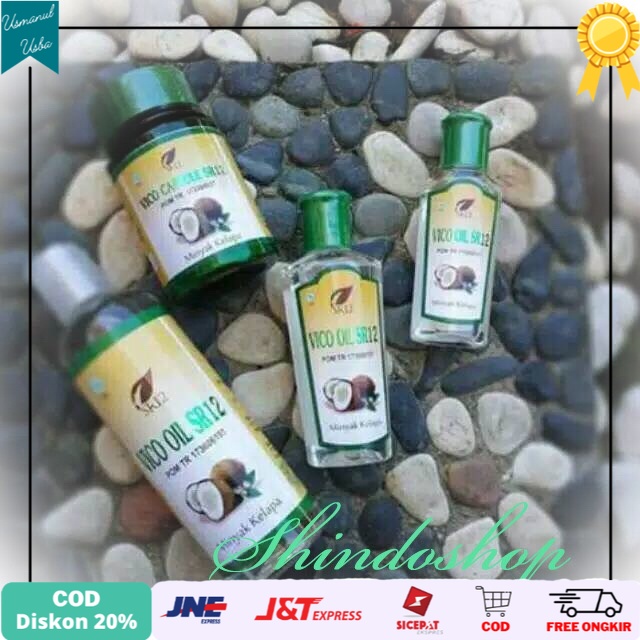 ◾COD◾  Minyak Kelapa Murni VICO OIL SR12 250ML_Minyak Herbal Alami
