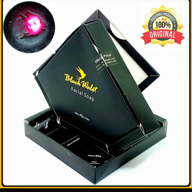 BLACK WALET FACIAL SOAP ORIGINAL SEGITIGA