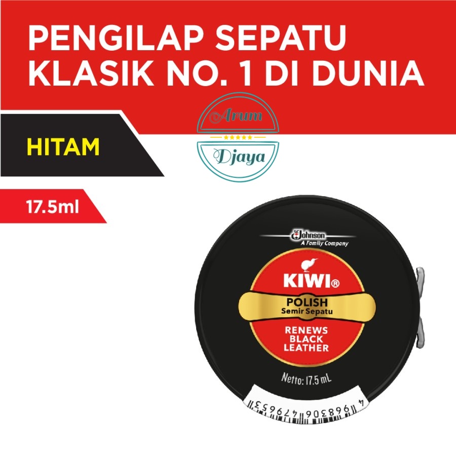 Kiwi Semir Sepatu Hitam Kiwi Paste SP Shoe Polish Semir Sepatu Black 17.5mL-3