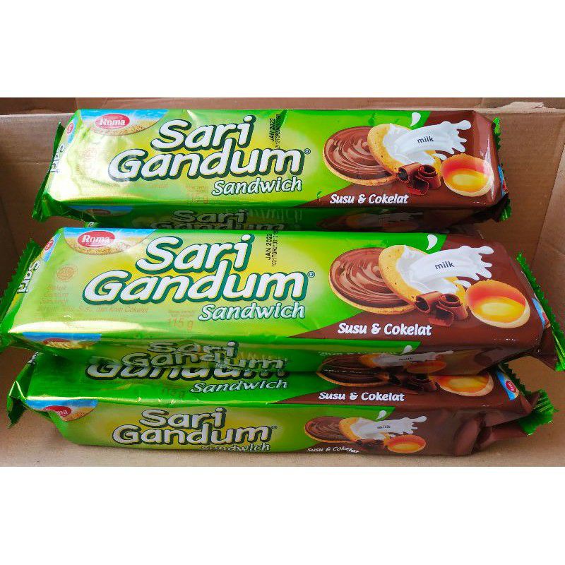 

Roma Sari Gandum sandwich 115gr