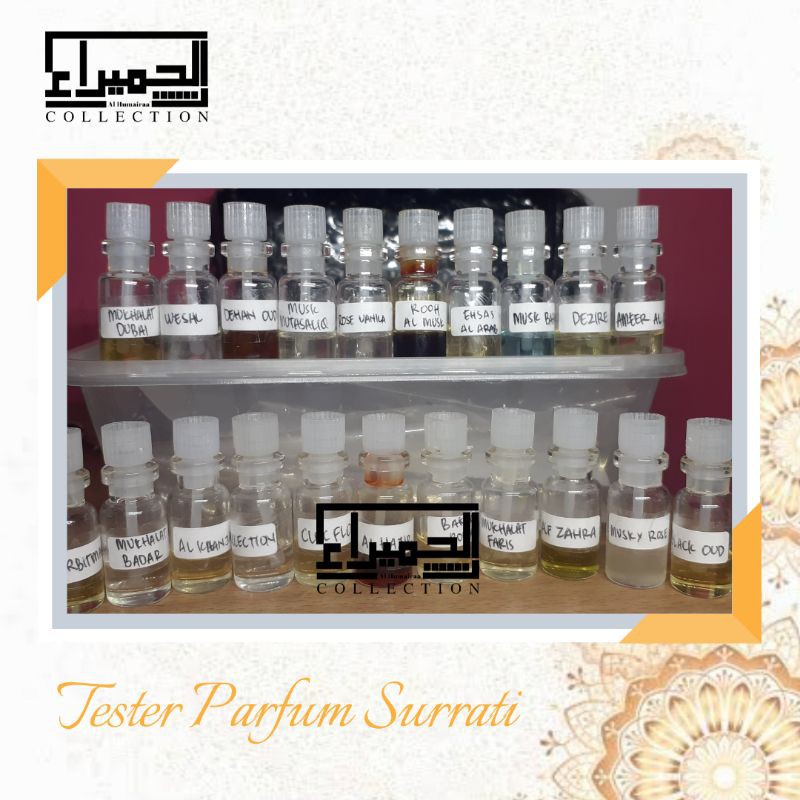 Tester Parfum Surrati / Tester Parfum Arab - Part I