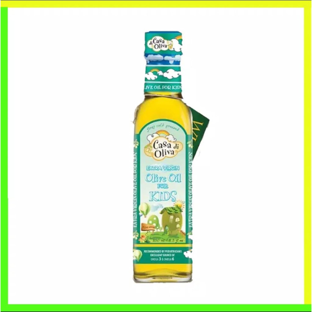 EXTRA VIRGIN OLIVE OIL FOR KIDS CASA DI OLIVA |EVOO MPASI BAYI |MAKANAN BAYI |MINYAK MPASI