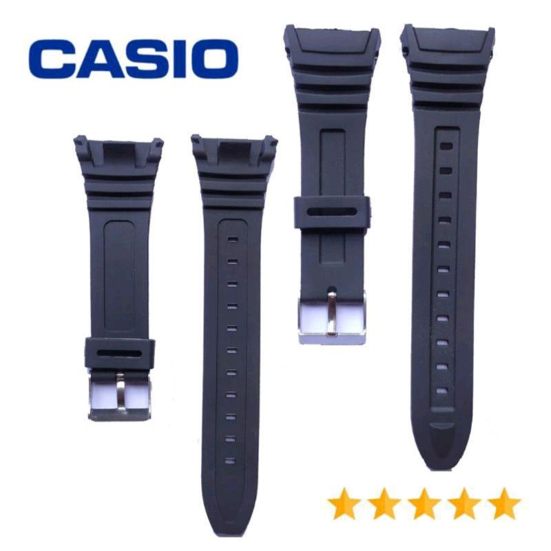 Tali Strap Rubber Original utk jam casio W-96H W-96H W 96 H W96H