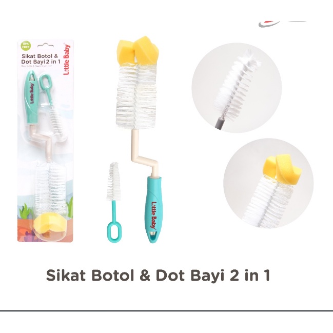 Little Baby SIKAT BOTOL &amp; DOT BAYI 2 in 1