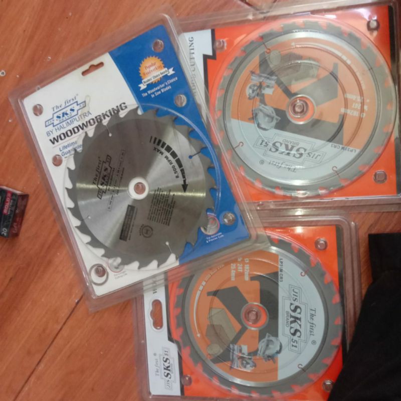 Mata gergaji kayu 10 Inch 24 T SKS TCT Circular saw gergaji belah kayu gergaji potong kayu 24 Mata