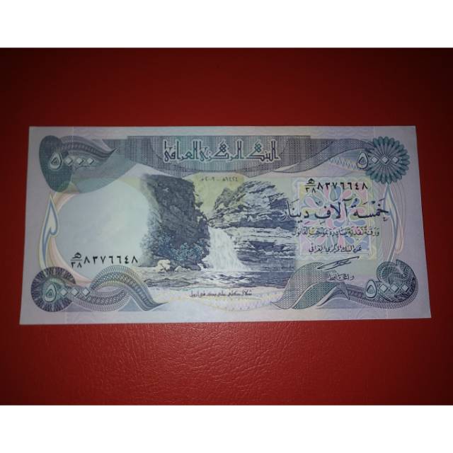 Uang Asing Iraq Pecahan 5000 Dinars