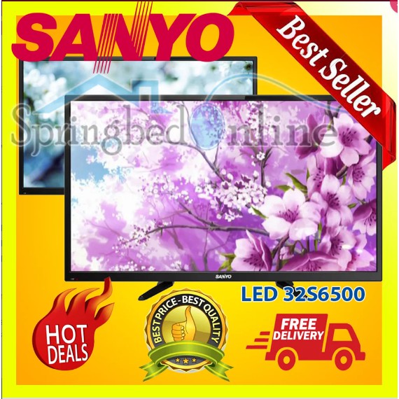 TV LED Sanyo Layar 32inch 32S6500 Usb Movie Harga Pabrik