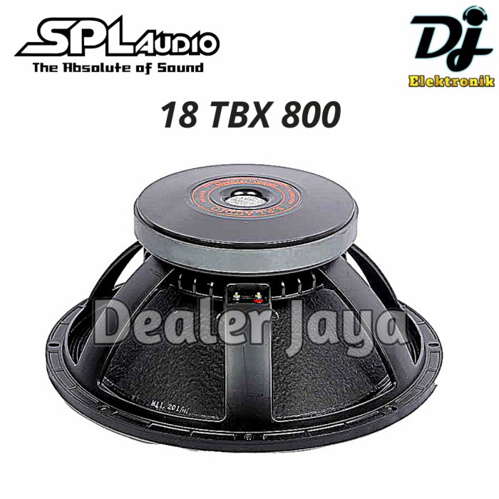 Speaker Komponen SPL Audio 18 TBX 800 / 18TBX800 - 18 inch