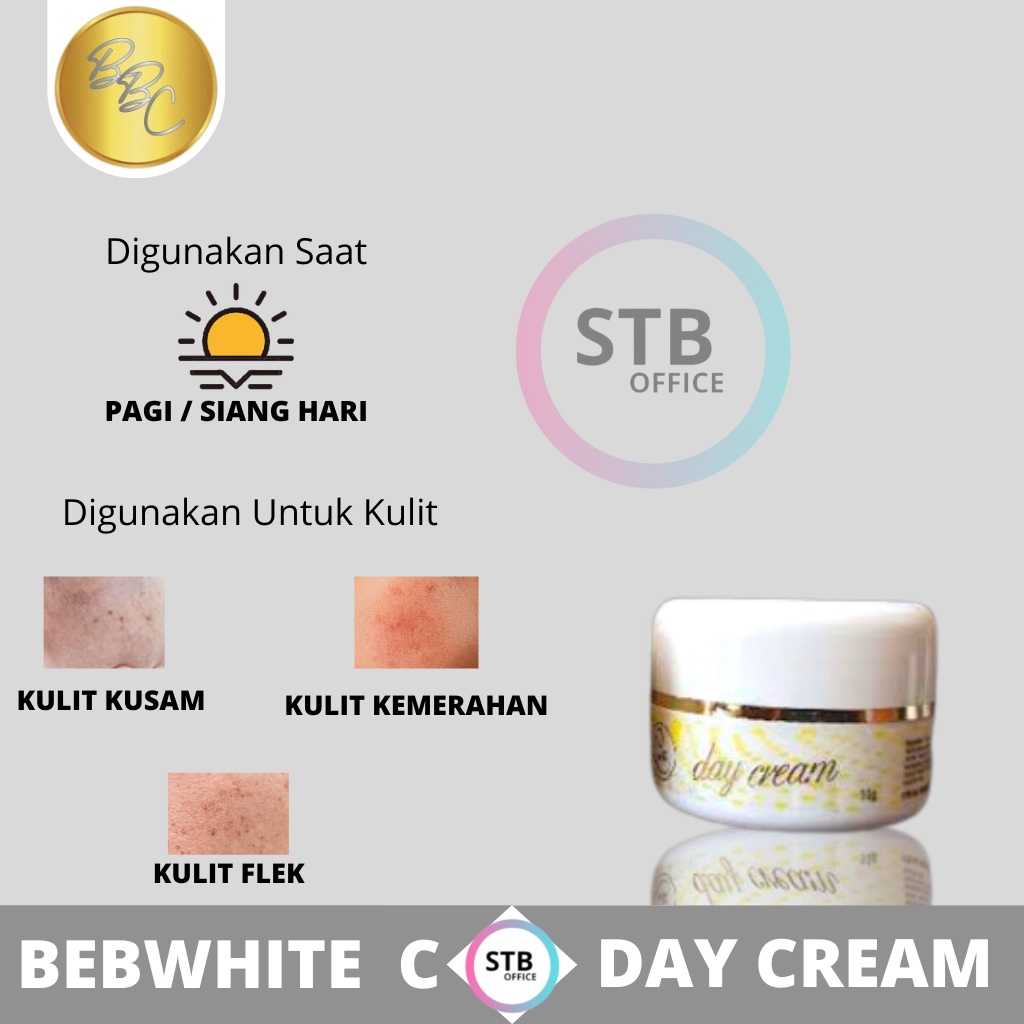 Day Cream Siang Bebwhite C BBC Mencerahkan Dan Merawat Kulit Kusam Akibat Sinar UV