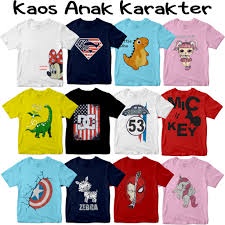 baju kaos anak boba // kaos anak motif boba