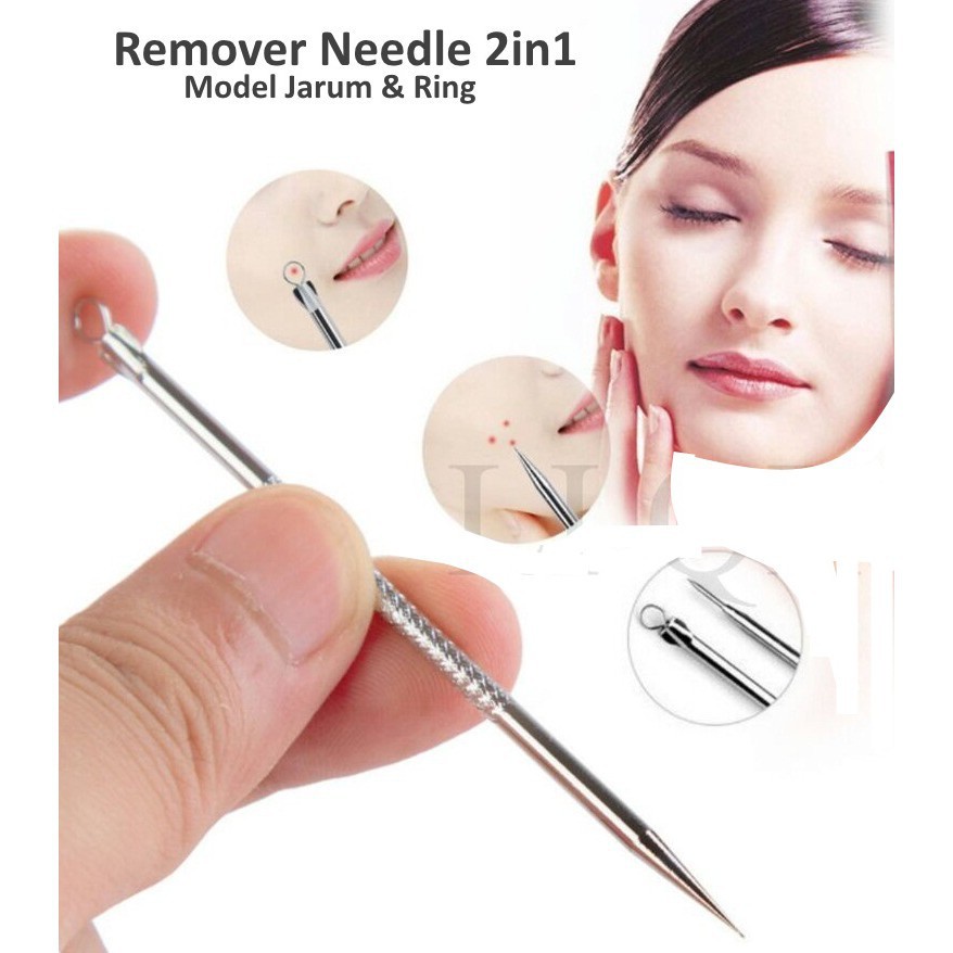 ❤ RATU ❤ Pinset Komedo | Pinset Jerawat | Alat Jerawat Komedo Isi 2 | Blackhead Tweezer