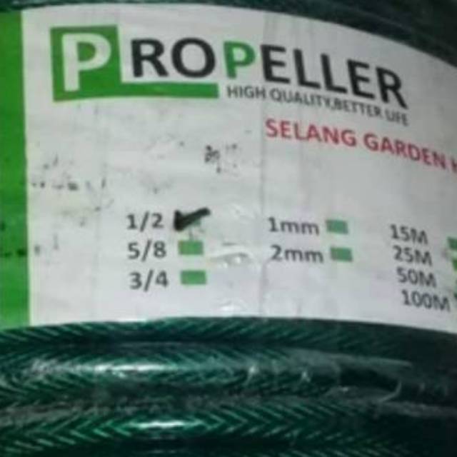 Selang Benang Garden 1/2&quot; 100M / Selang taman hijau tebal / Selang anti lumut