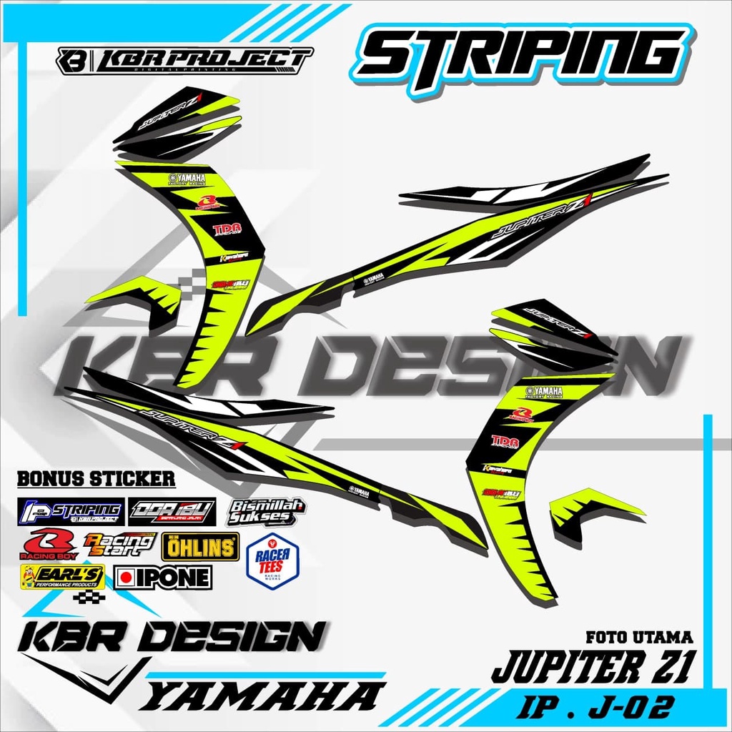 JUPITER Z1 (COD) STICKER STRIPING MOTOR JUPITER Z1.02