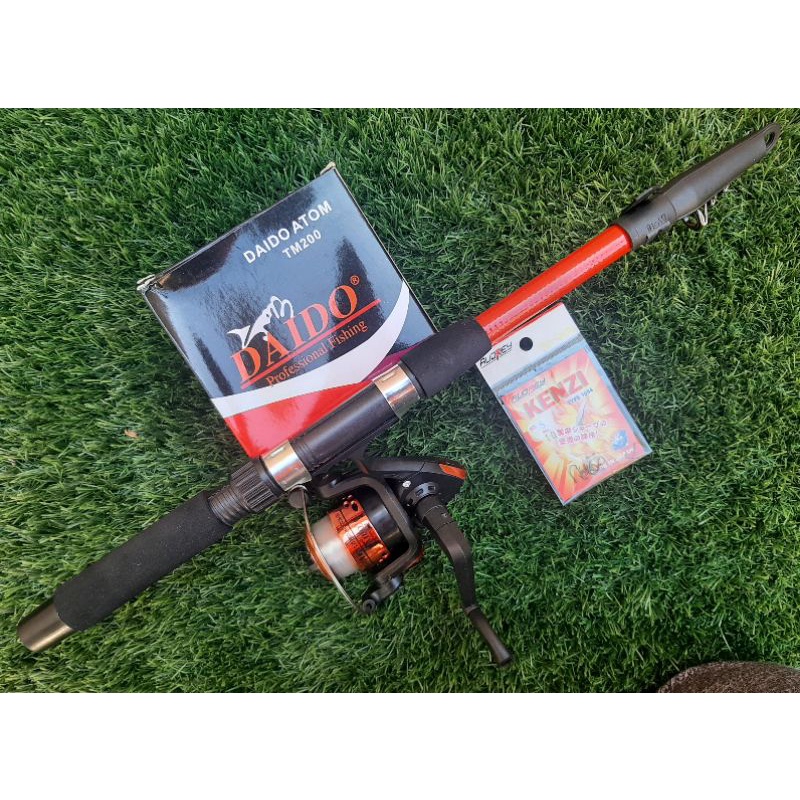 PANCING SET - Reel Daido dan Joran Audrey 150cm BONUS Senar &amp; Kail Pancing