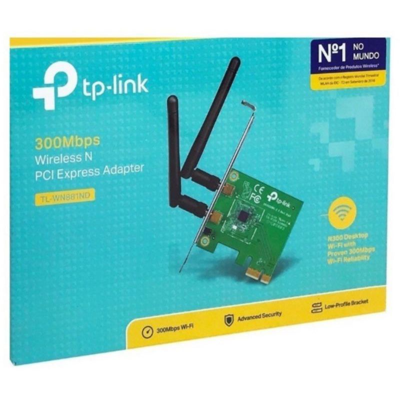 TP-LINK TL-WN881ND PCI Express 300Mbps Wireless Adapter