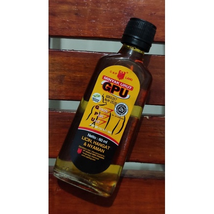 Gpu Lang Minyak Gosok 60 ML / Meredakan pegal linu / Nyeri Sendi / Sakit Punggung / Keseleo