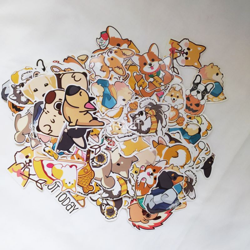 

[50 PCS] Sticker Anjing Shiiba