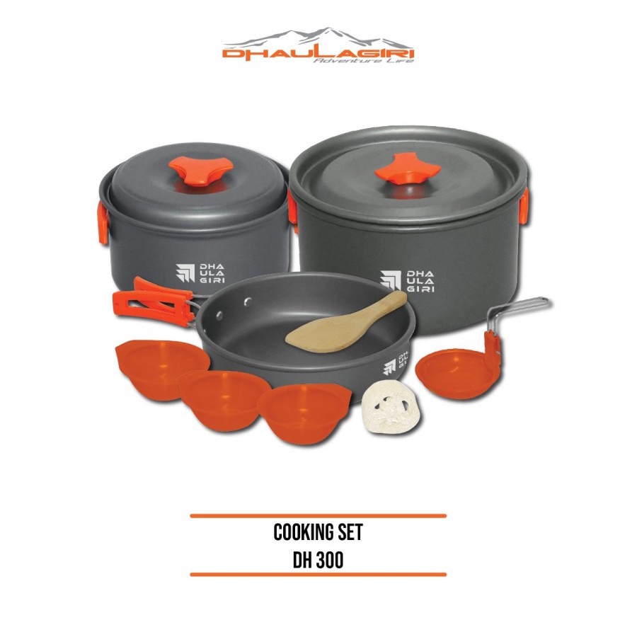 Cooking Set DH300 Dhaulagiri Alat Masak Portable Outdoor Camping