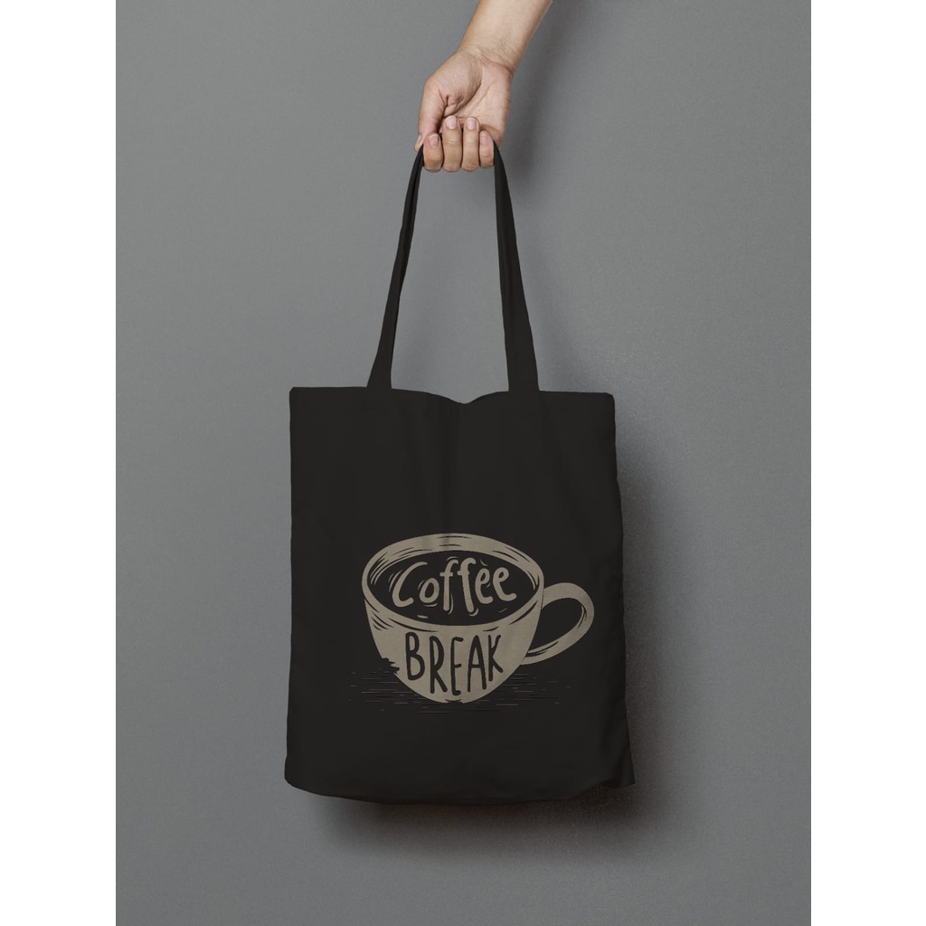 TOTEBAG Terbaru KANVAS Pria Dan Wanita TAS TOTE BAG Bisa Dipakai Sekolah - BAPE dan Coffee Break