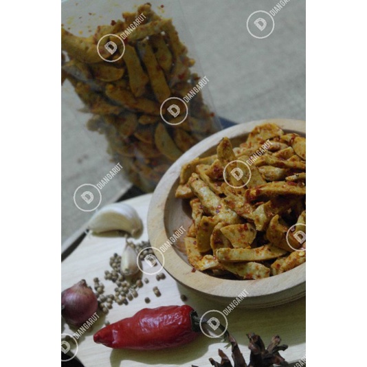 Basreng Baso Goreng Pedas Stik Berat 100 Gram