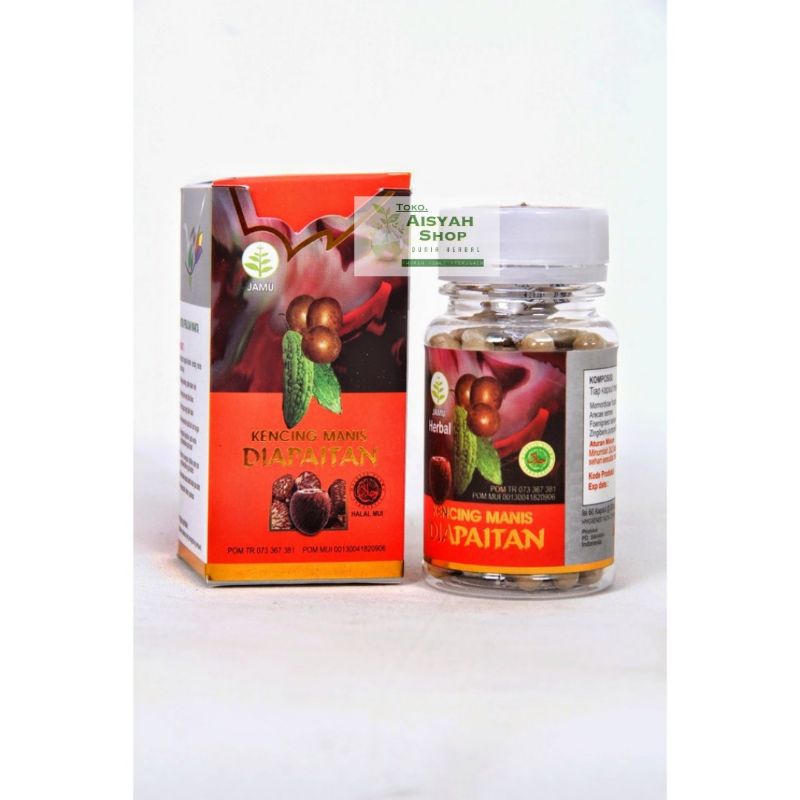 KAPSUL DIAPAITAN ORIGINAL BY PD SAHARA MENGATASI MASALAH KENCING MANIS DAN TEKANAN GULA DARAH