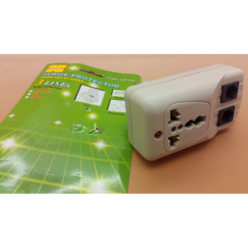 RJ11 Surge protector stop kontak KITANI / anti petir