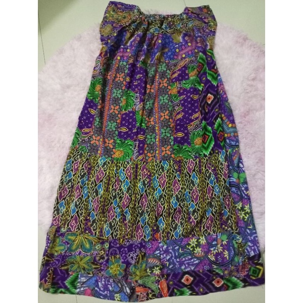 Daster bahan kencana ungu