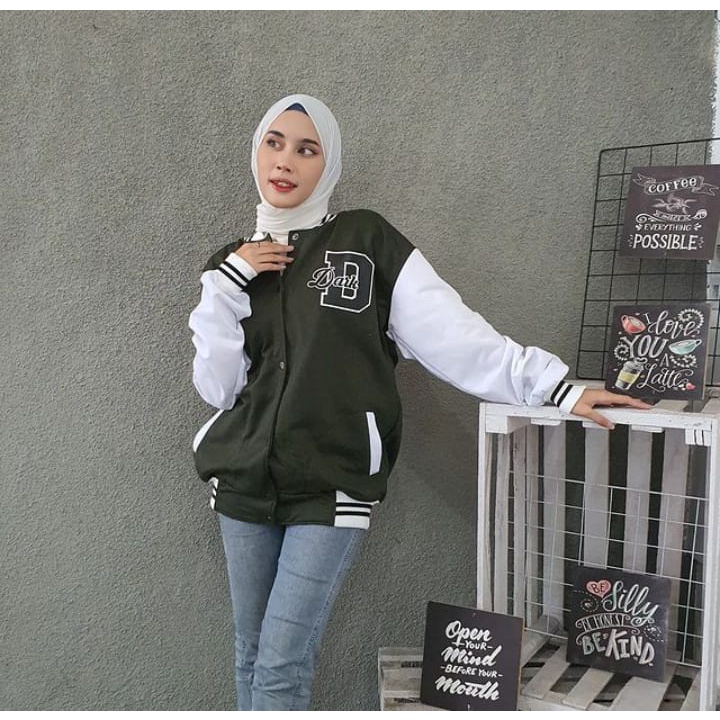 Sweater Wanita Grosir Berkualitas - D baseball