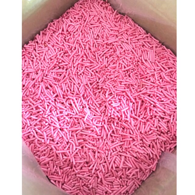 

Meses LAGIE butir coklat warna PINK merah muda enak 250 Gram