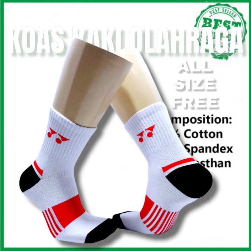 Kaos Kaki Sport/Kaos Kaki Badminton/Kaos Kaki Kekinian/Kaos Kaki Lari