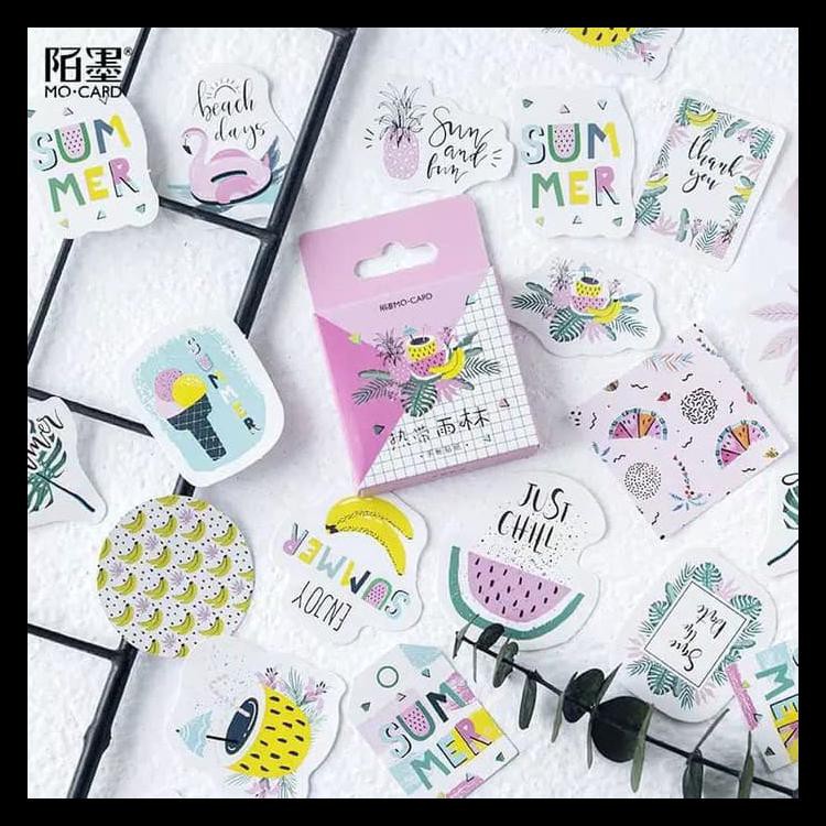 

Sticker Tropical Summer Season Fruit Scrapbook Diy Planner Bujo Diary Kode 384
