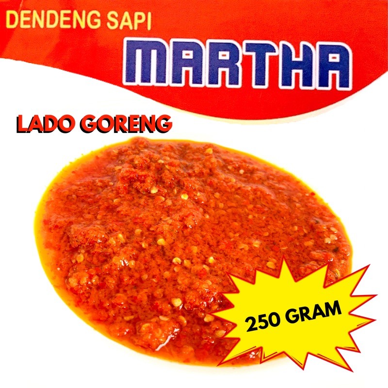 

LADO GORENG MARTHA 100% HALAL ASLI PADANG - 250 GRAM