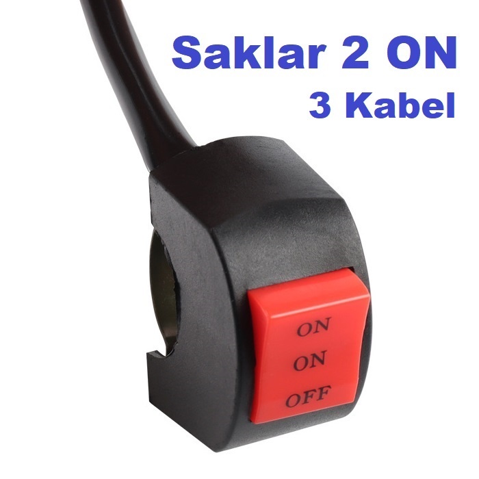 Saklar Motor Power Switch On Off Lampu Tembak Sorot LED Stang Outdoor LED Bracket Breket Spion