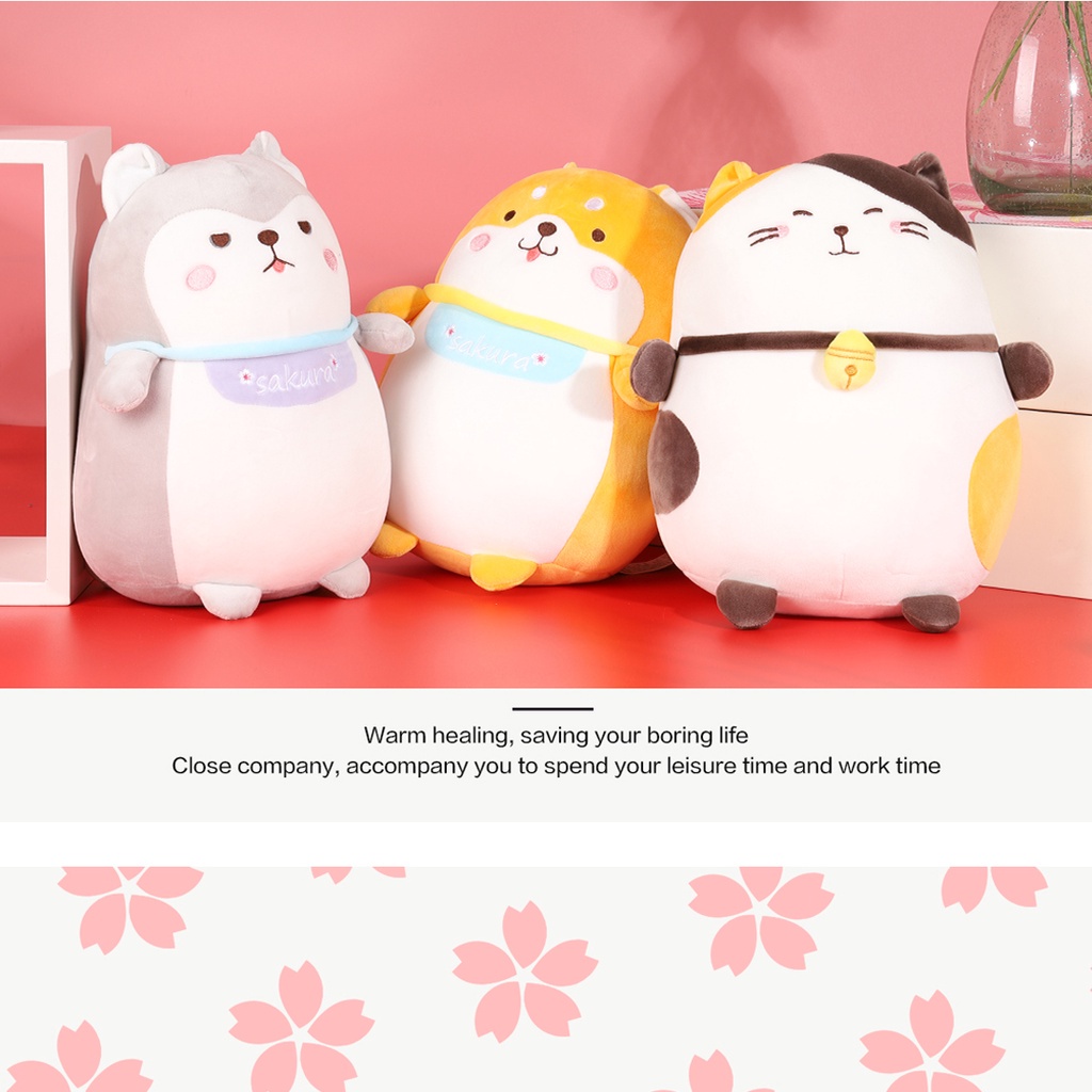 Boneka Lucu Sakura Shiba Inu Bantal Boneka Murah Lembut Berlabel SNI