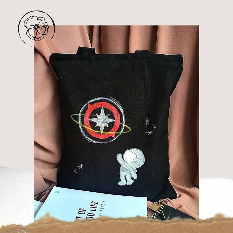 

Tote Bag Kanvas Lukis (Custom)