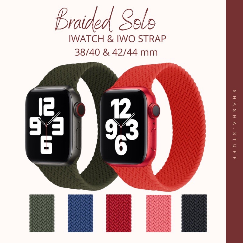 Braided strap for IWO &amp; APPLEWATCH