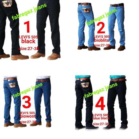 Terbaru Levi's standar/celana jean's/celana cowok/celana panjang/Levi's reguler 505  ,.,