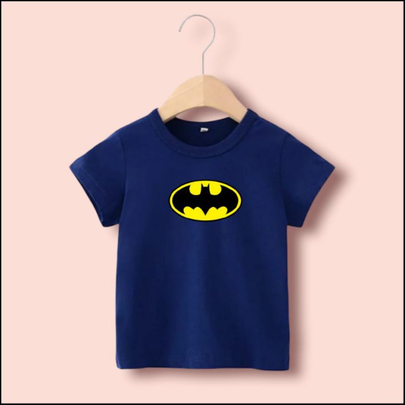 UXLO/KAOS ANAK LAKI-LAKI 1-10TAHUN/PAKAIAN ANAK COWOK KARAKTER/BAJU ANAK LAKILAKI SUPERHERO BATMAN