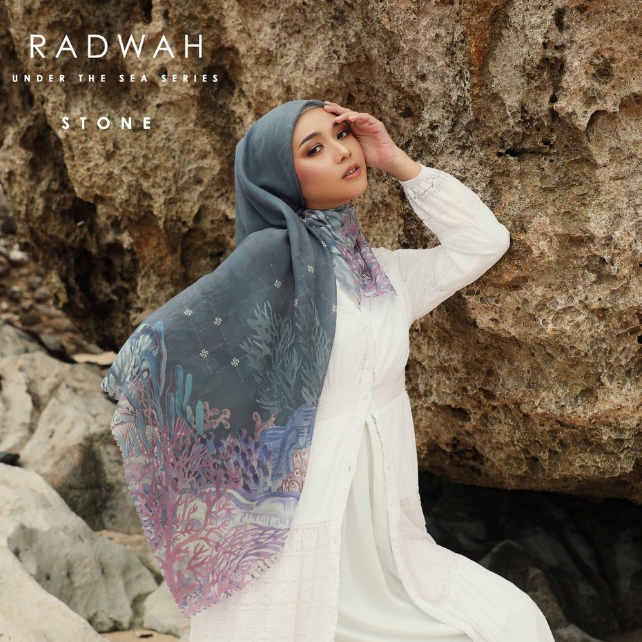 Radwah - Premium Scarf Under The Sea - Scarf Printing