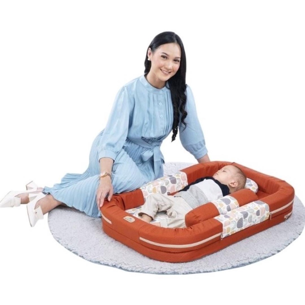 Mom's Baby MBK4018 Kasur Kolam + Kelambu Wilona Series