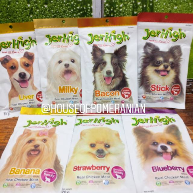 Jerhigh snack anjing makanan dog puppy food jer high stick99