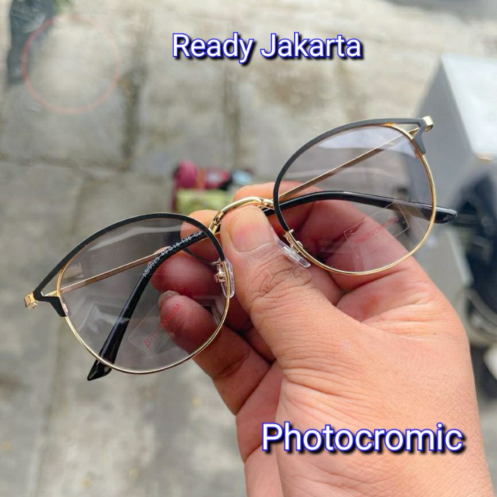 READY STOCK PHOTOCROMIC KACAMATA FRAME OPTIK CAT EYE VIRAL CEWEK COWOK UNISEX TERBARU DAN TERMURAH 2022 (SPRING STYLE)