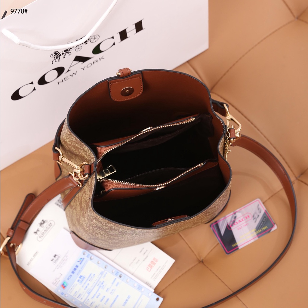 COA Top  Handle Bucket Bag 9778