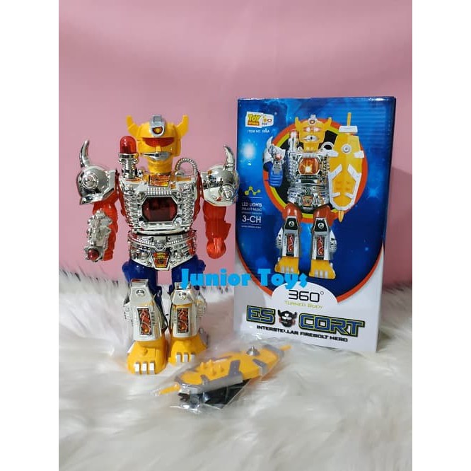 Mainan Robot Baterai 360 Degrees Es Cort