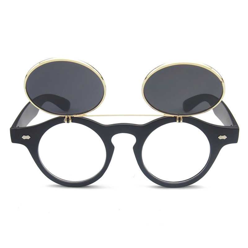 MOLNIYA Kacamata Fashion Double Frame Steampunk - NE60