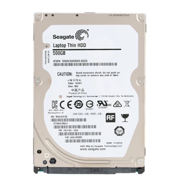 HDD Internal Seagate SATA 500GB 2.5&quot; - HDD Notebook Garansi Resmi