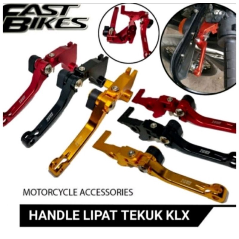 HANDLE REM CENSI PNP MOTOR KLX150/CRF150 MODEL LIPAT ALMUNIUM CENSI