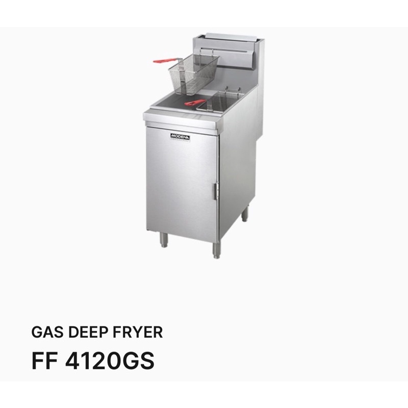 Promo Gas Deep Fryer with Standing Modena tipe FF-4120GS