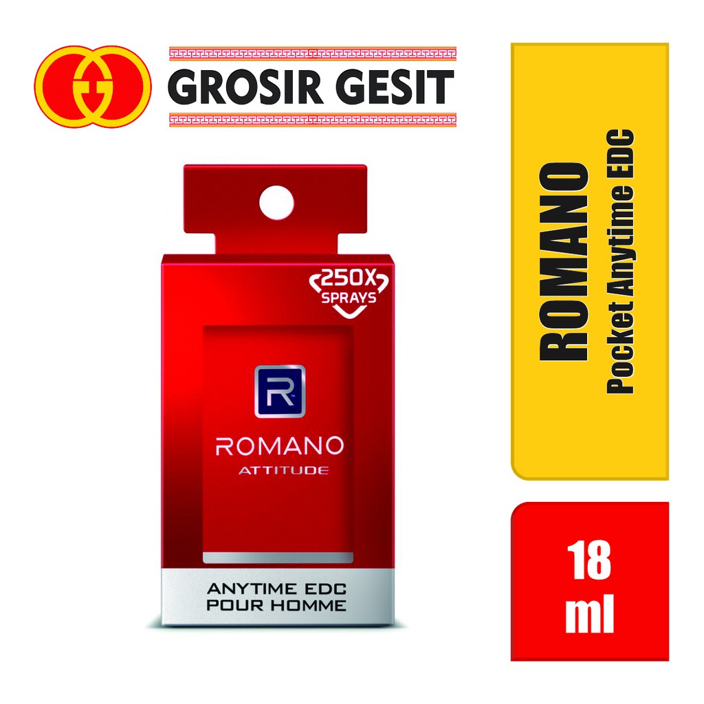 Parfum Saku Romano Pocket Anytime EDC Force 18 ML